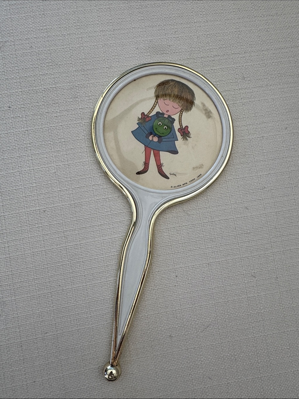 Vintage hand held mirror